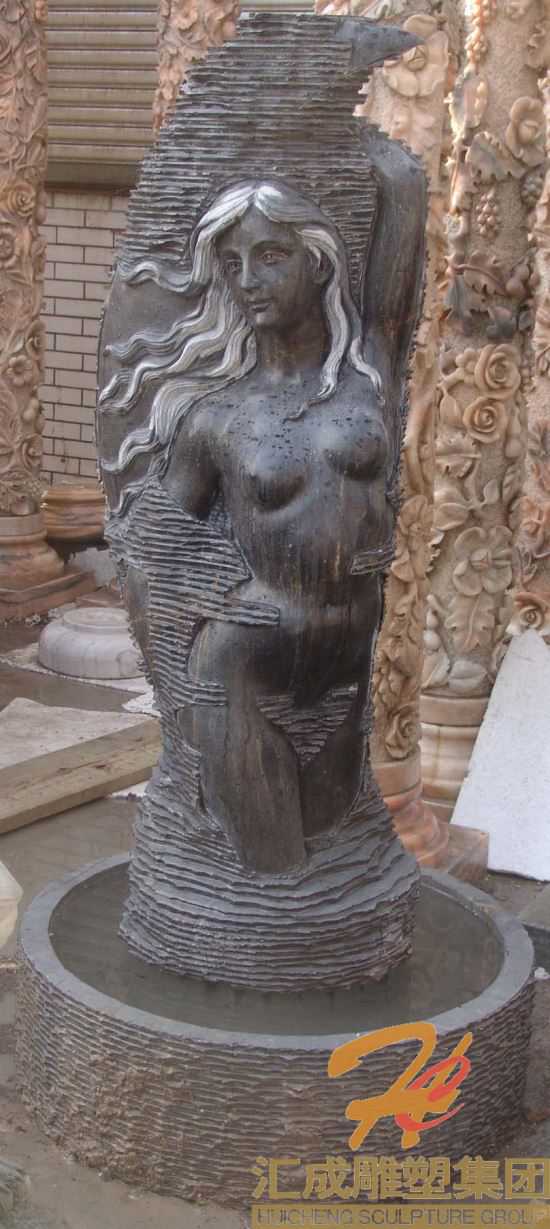 石雕噴泉