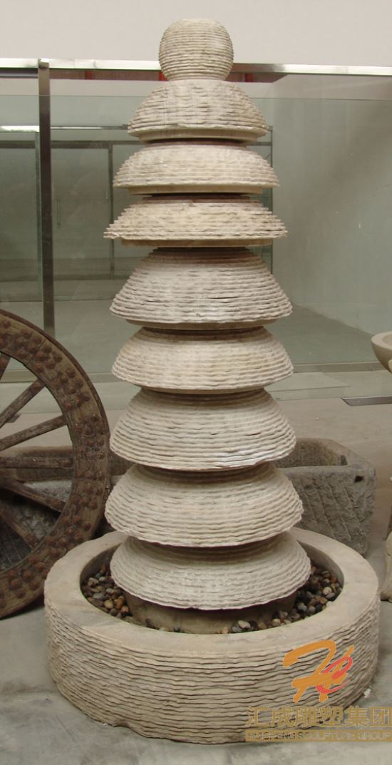 石雕噴泉