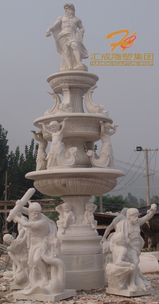石雕噴泉